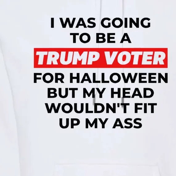 I Was Going To Be A Trump Voter For Halloween But... Premium Hoodie