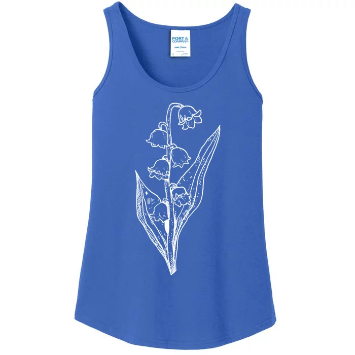 Illustration Wildflower Garden Flower Gift Ladies Essential Tank