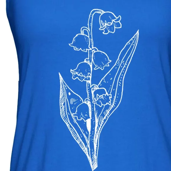 Illustration Wildflower Garden Flower Gift Ladies Essential Flowy Tank