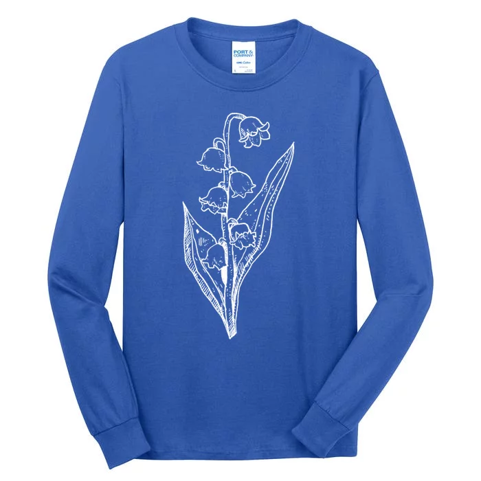 Illustration Wildflower Garden Flower Gift Tall Long Sleeve T-Shirt