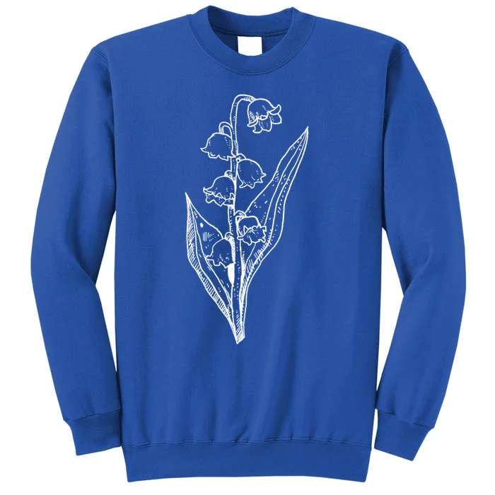 Illustration Wildflower Garden Flower Gift Tall Sweatshirt