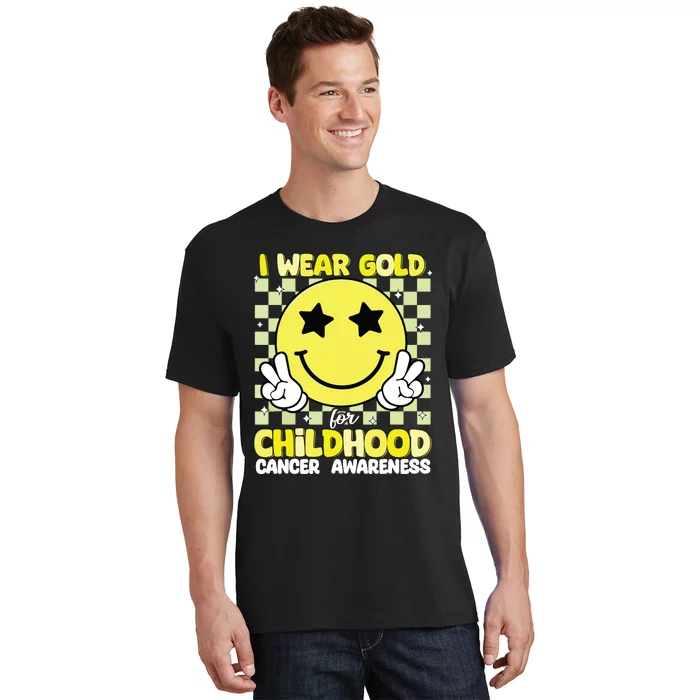 I Wear Gold For Childhood Cancer Awareness T-Shirt