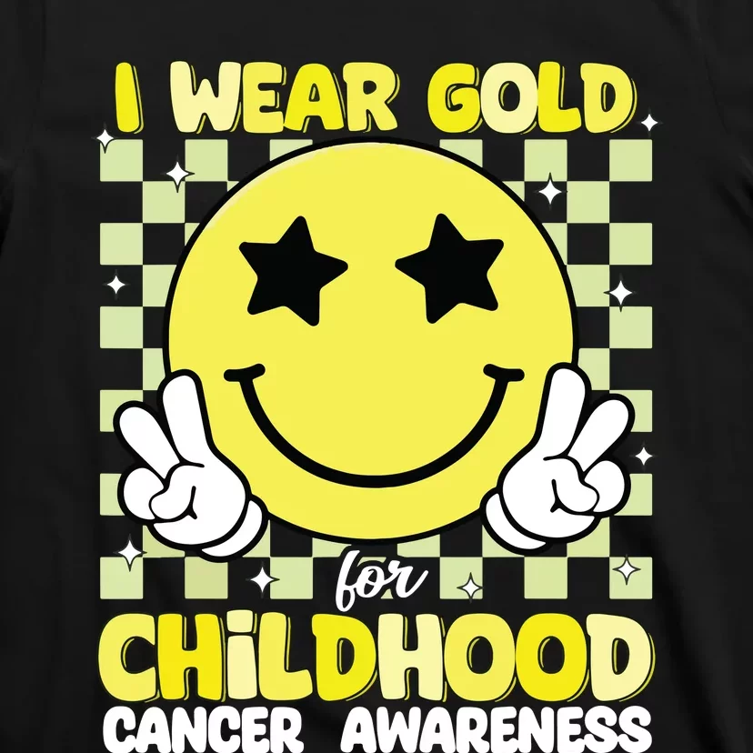 I Wear Gold For Childhood Cancer Awareness T-Shirt