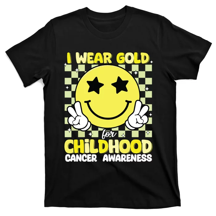 I Wear Gold For Childhood Cancer Awareness T-Shirt