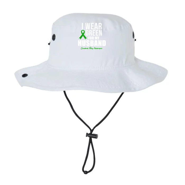 I Wear Green For Husband Cerebral Palsy Awareness Gift Legacy Cool Fit Booney Bucket Hat