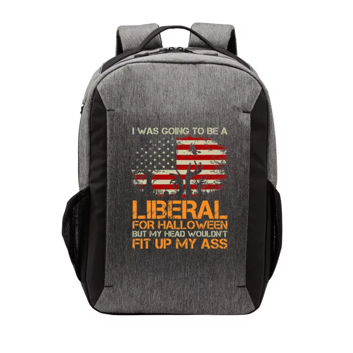 I Was Going To Be A Liberal For Halloween USA American Flag Vector Backpack