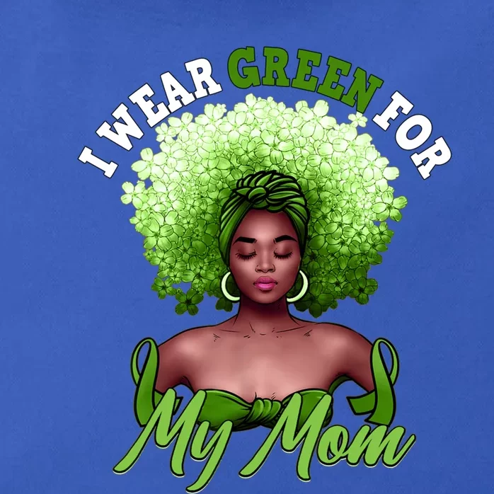 I Wear Green For My Mom Cerebral Palsy Awareness Melanin Great Gift Zip Tote Bag