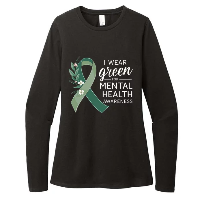 I Wear Green Tal Health Awareness Month Funny Gift Womens CVC Long Sleeve Shirt