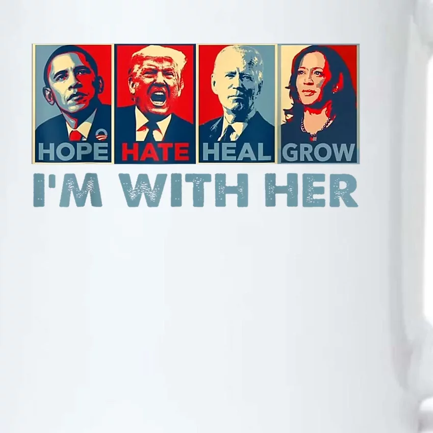 IM With Her Kamala Vote For 2024 President Kamalaharris Black Color Changing Mug