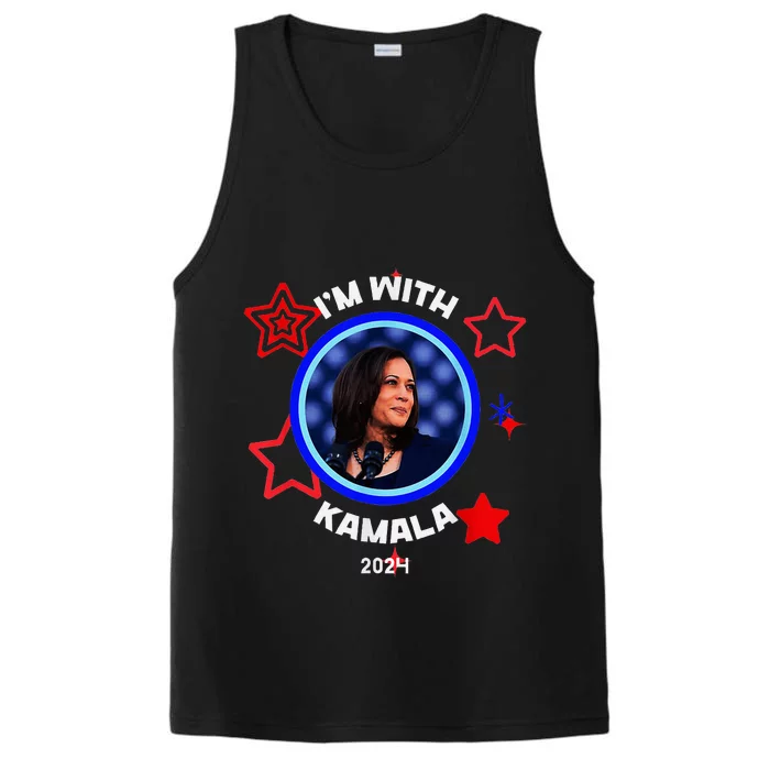 IM With Her Kamala Vote For 2024 President Kamala Harris Performance Tank