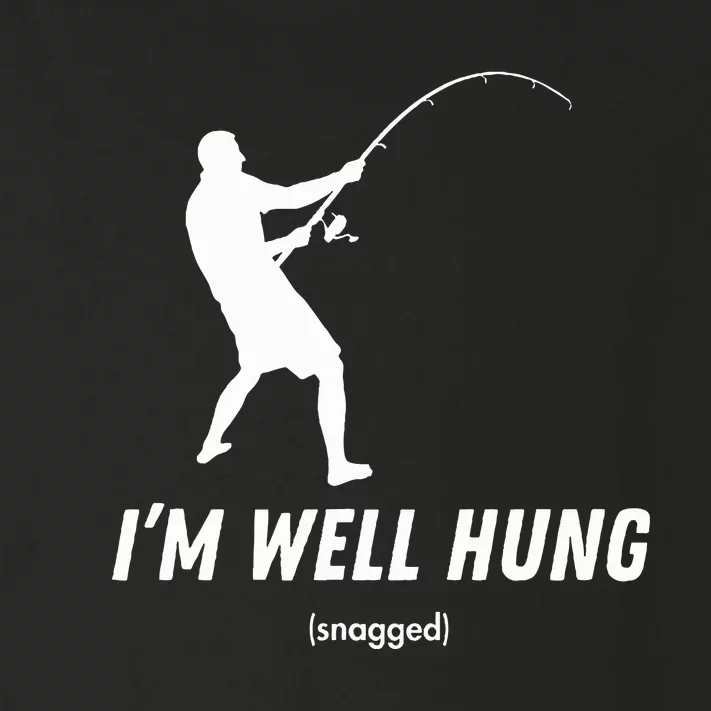 I'm well hung funny fishing graphic design Toddler Long Sleeve Shirt