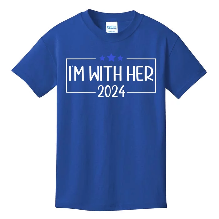 IM With Her Kamala 2024 Cute Gift Kids T-Shirt