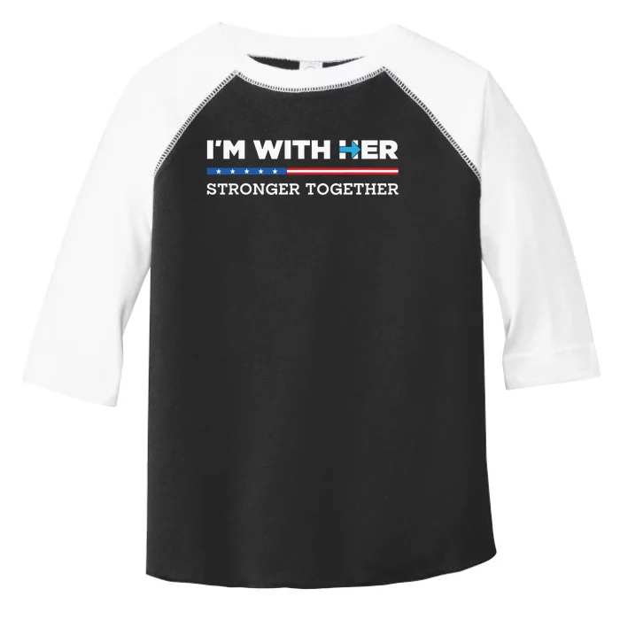 Im With Her Stronger Together Kamala Harris 2024 Toddler Fine Jersey T-Shirt