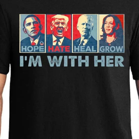 IM With Her Kamala Vote For 2024 President Kamala Harris Pajama Set