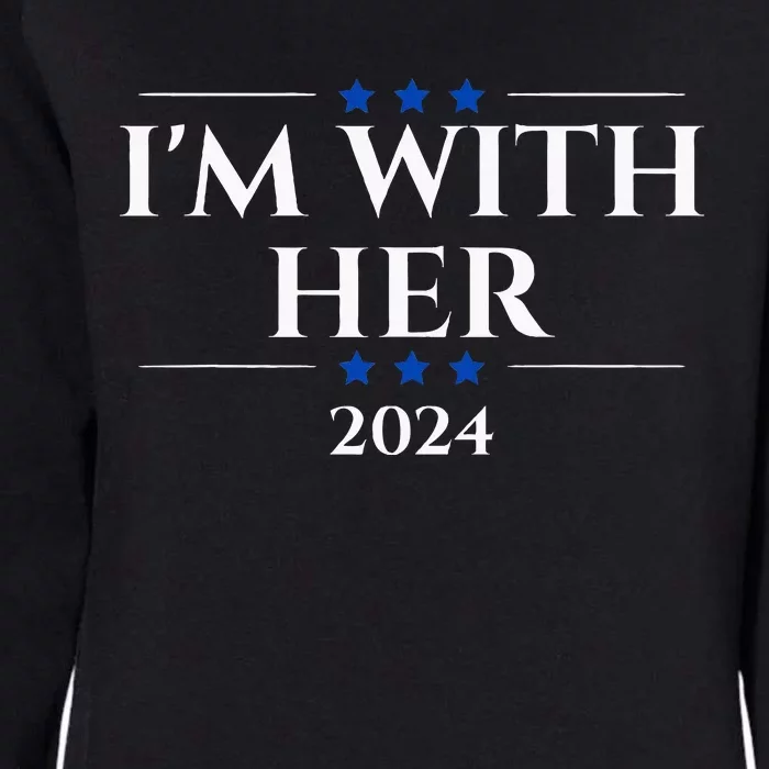 IM With Her Kamala Womens California Wash Sweatshirt