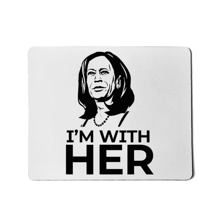 IM With Her 2024 Vote President Kamala Harris Election Meme Mousepad