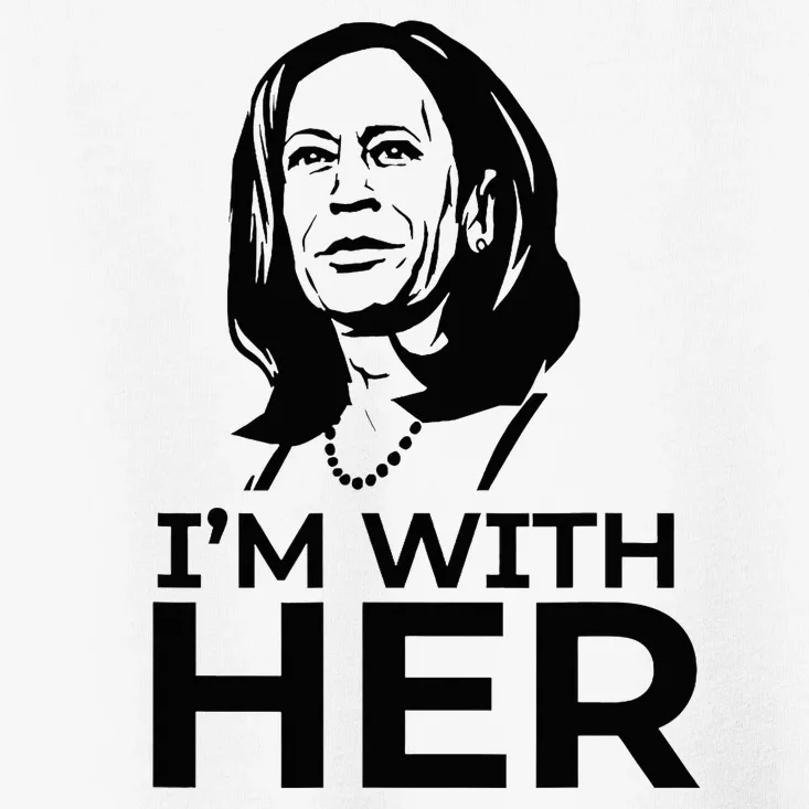 IM With Her 2024 Vote President Kamala Harris Election Meme Toddler T-Shirt