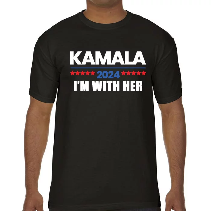 Im With Her Kamala Vote For 2024 President Kamalaharris Comfort Colors T-Shirt