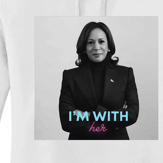 IM With Her Kamala Women's Pullover Hoodie