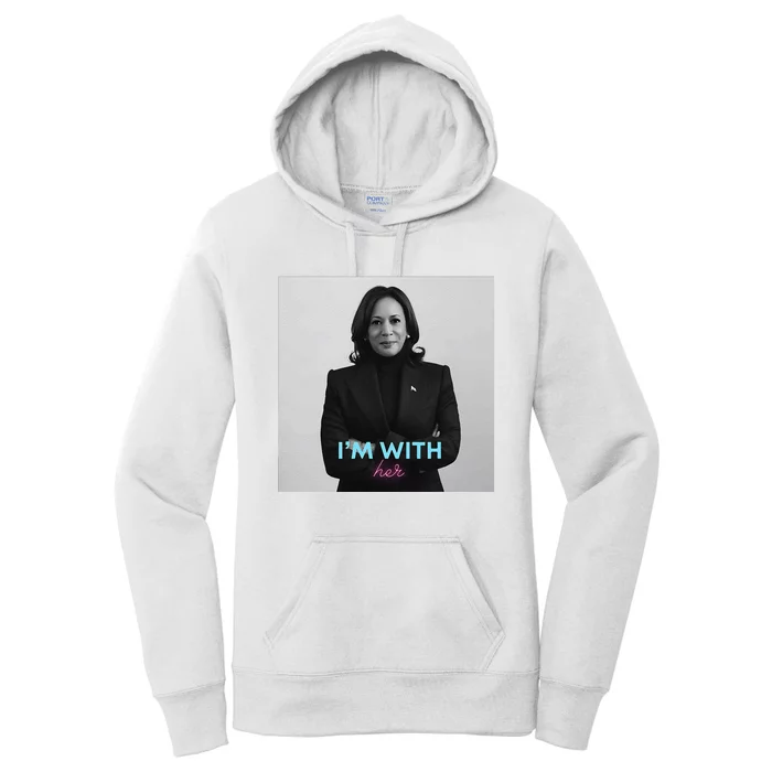 IM With Her Kamala Women's Pullover Hoodie