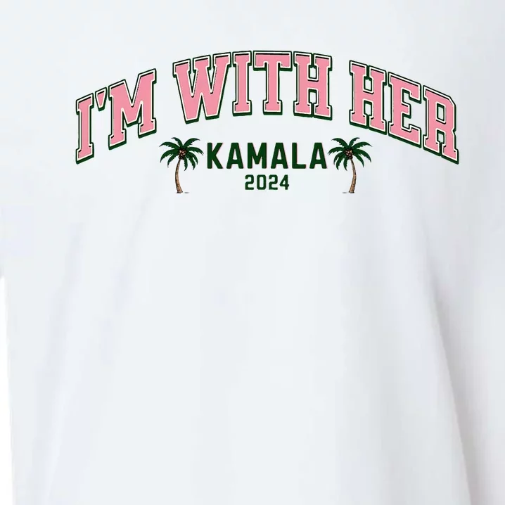 IM With Her Coconut Tree Kamala Sueded Cloud Jersey T-Shirt