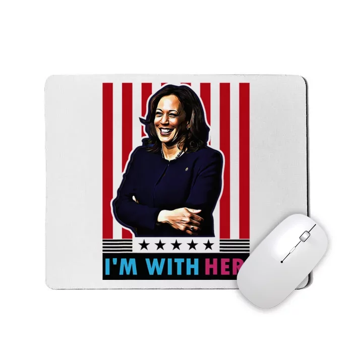 IM With Her Kamala Vote For 2024 President Kamala Harris Mousepad