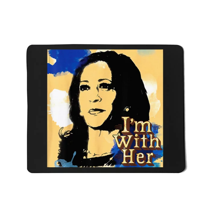 IM With Her Kamala Vote For 2024 President Kamalaharris Mousepad