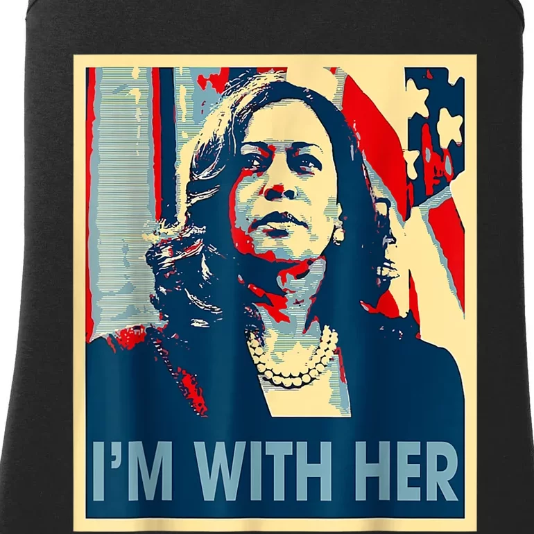 IM With Her Kamala Vote For 2024 President Kamalaharris Ladies Essential Tank