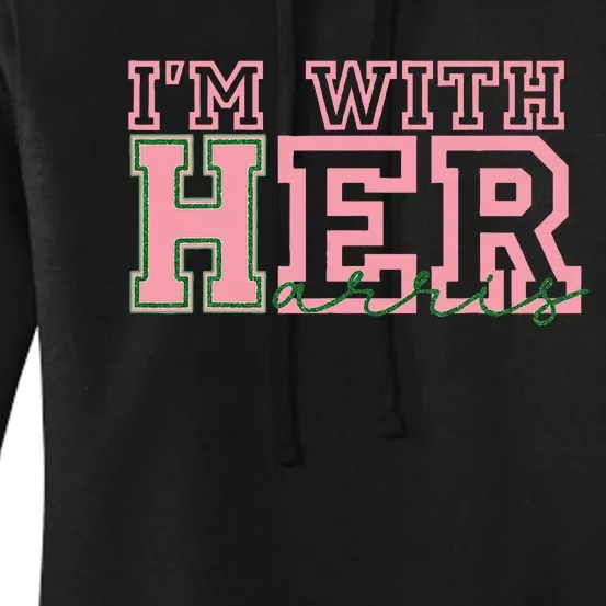 IM With Her Kamala Vote For 2024 Women's Pullover Hoodie