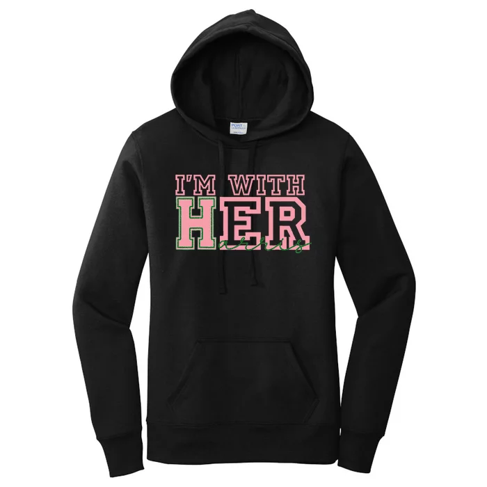 IM With Her Kamala Vote For 2024 Women's Pullover Hoodie