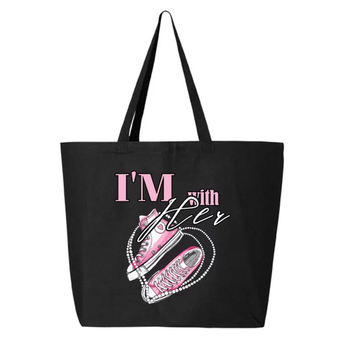 Im With Her Chucks And Pearls Election 2024 25L Jumbo Tote