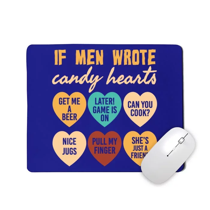 If Wrote Hearts Of Candy Beer Cook Valentine Quote Tees Funny Gift Mousepad