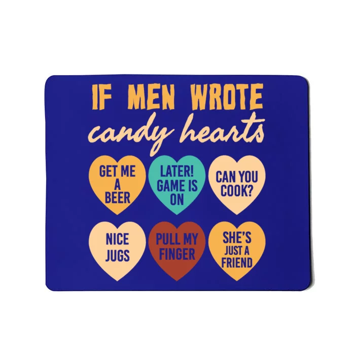 If Wrote Hearts Of Candy Beer Cook Valentine Quote Tees Funny Gift Mousepad