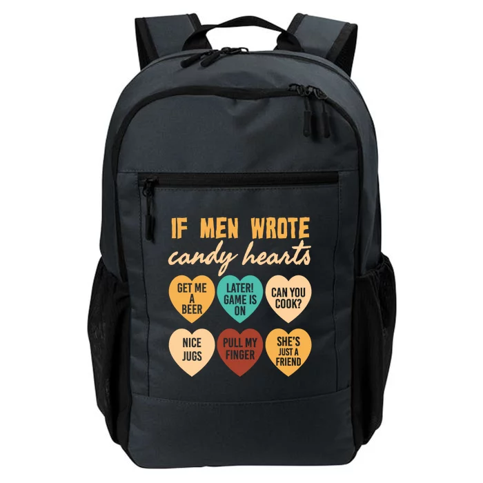 If Wrote Hearts Of Candy Beer Cook Valentine Quote Tees Funny Gift Daily Commute Backpack