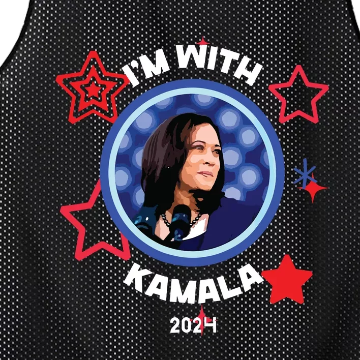 Im With Her Kamala Vote For 2024 President Kamalaharris Mesh Reversible Basketball Jersey Tank