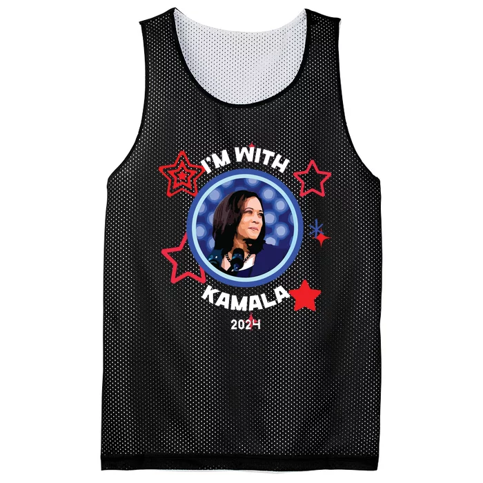 Im With Her Kamala Vote For 2024 President Kamalaharris Mesh Reversible Basketball Jersey Tank