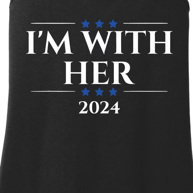 Im With Her Kamala Ladies Essential Tank