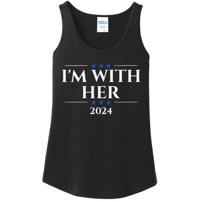 Im With Her Kamala Ladies Essential Tank