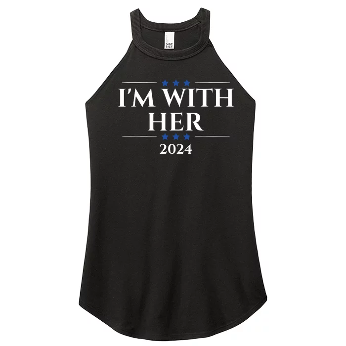 Im With Her Kamala Women’s Perfect Tri Rocker Tank