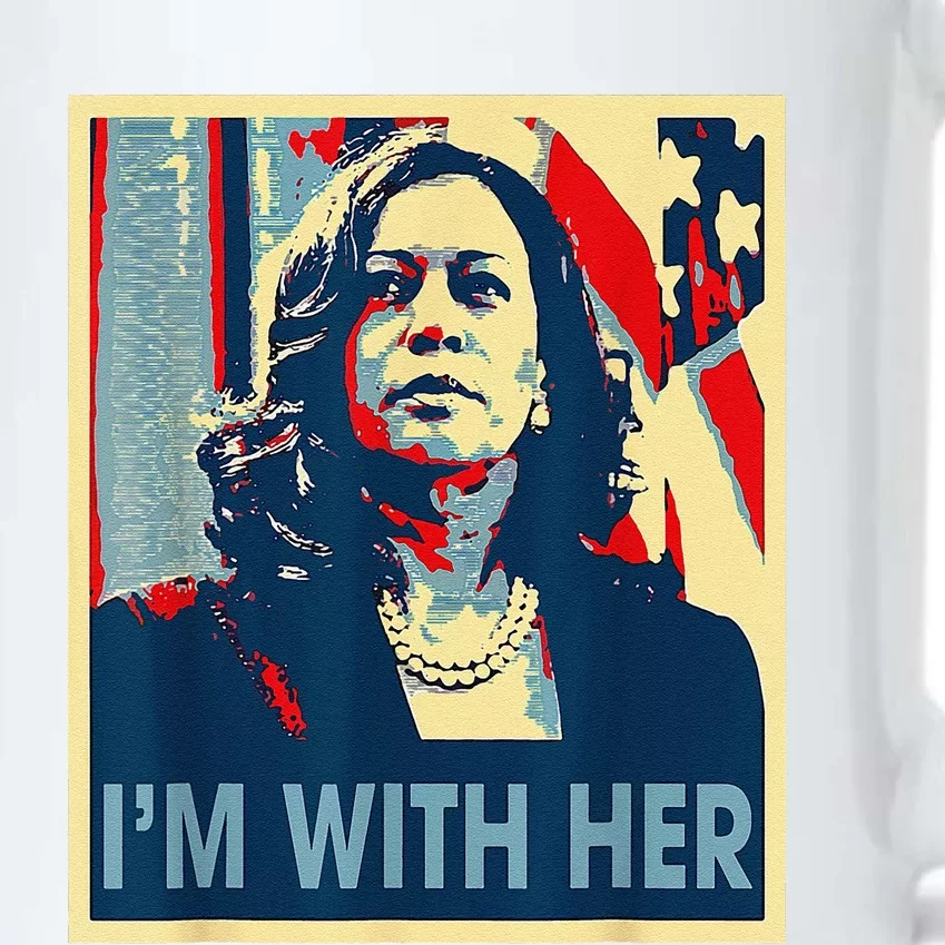 IM With Her Kamala Vote For 2024 President Kamalaharris Black Color Changing Mug