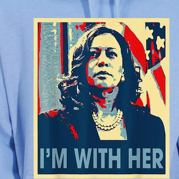 IM With Her Kamala Vote For 2024 President Kamalaharris Unisex Surf Hoodie