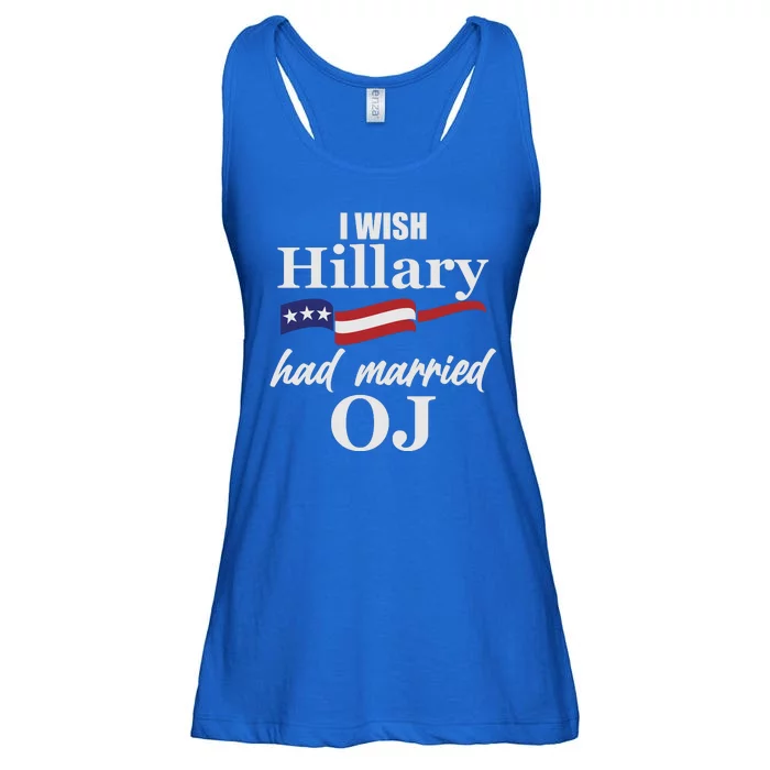 I Wish Hillary Had Married OJ Ladies Essential Flowy Tank