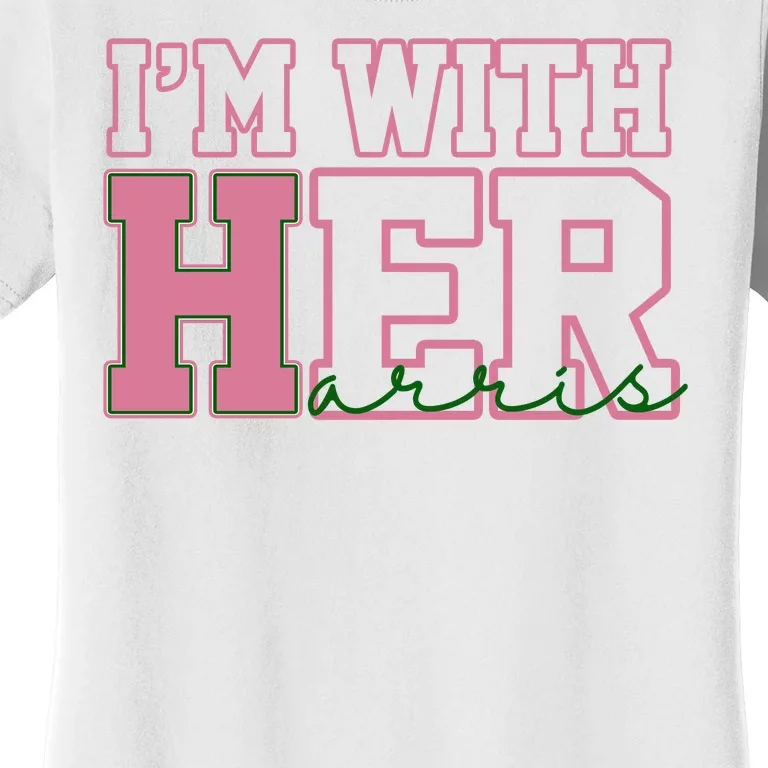 Im With Her Kamala Harris 2024 President Vote Women's T-Shirt