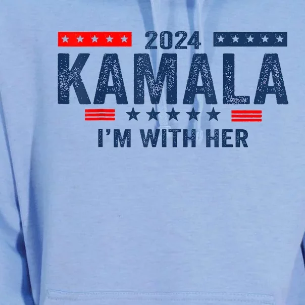 IM With Her Kamala Vote For 2024 President Kamalaharris Unisex Surf Hoodie