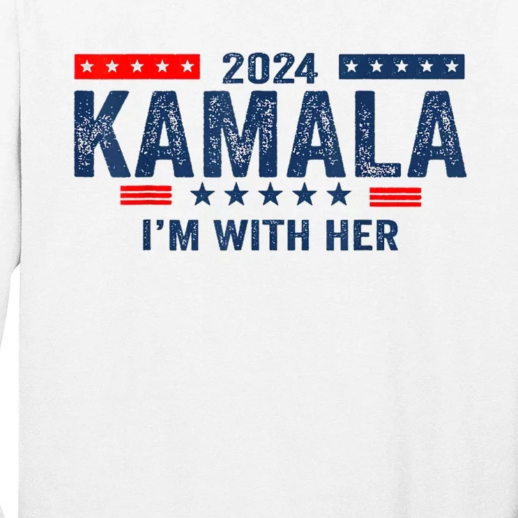 IM With Her Kamala Vote For 2024 President Kamalaharris Long Sleeve Shirt