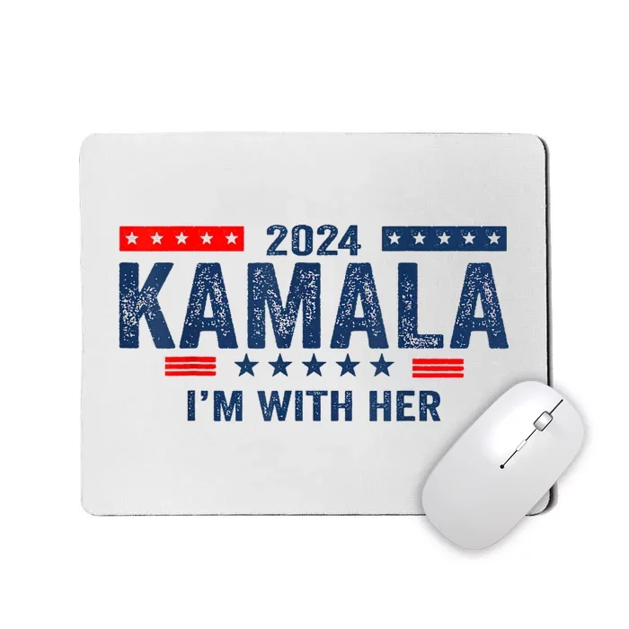 IM With Her Kamala Vote For 2024 President Kamalaharris Mousepad