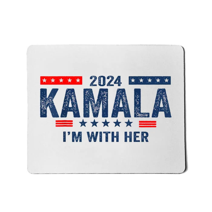 IM With Her Kamala Vote For 2024 President Kamalaharris Mousepad