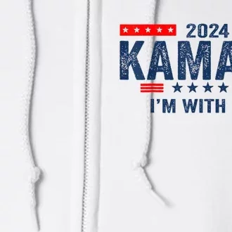 IM With Her Kamala Vote For 2024 President Kamalaharris Full Zip Hoodie