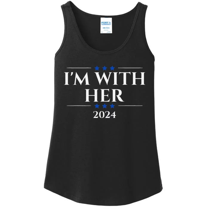 IM With Her Kamala Ladies Essential Tank