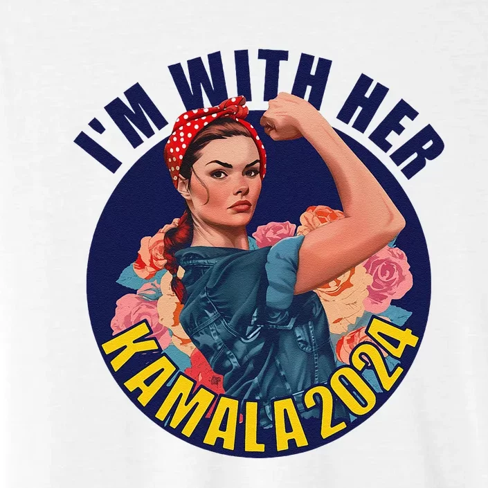 IM With Her Kamala 2024 Retro Rosie Art ChromaSoft Performance T-Shirt